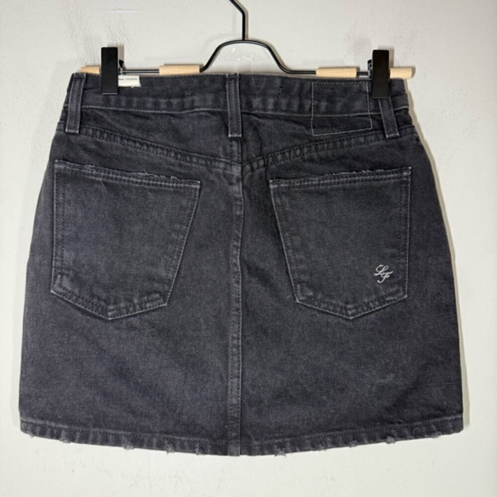 Lovers and Friends Revolve Black Elijah Mini Skirt size 24 - Picture 7 of 8